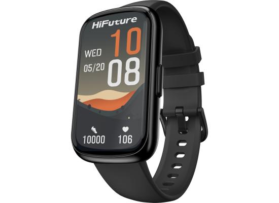 HiFuture EV02 Bluetooth Smart Calling Watch, 1.47 Inch IPS Display, 7 Days Daily Use, 100+ Sport Mode, Heart Rate Monitoring, IP68 Waterproof Smart Watch - Black product thumbnail 2