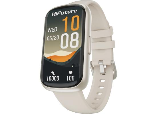 HiFuture EV02 Bluetooth Smart Calling Watch, 1.47 Inch IPS Display, 7 Days Daily Use, 100+ Sport Mode, Heart Rate Monitoring, IP68 Waterproof Smart Watch - Silver Grey product thumbnail 2