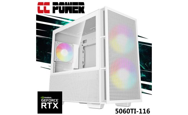 CC Power 5060TI-116 Gaming PC NEW 9Gen AMD Ryzen 9 7900X 12-Cores w/ Nvidia RTX 5060TI 8GB DDR7 & DDR5 Memory & Advanced Air Cooler