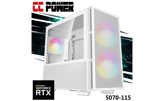 CC Power 5070-115 Gaming PC NEW 9Gen AMD Ryzen 9 7900X 12-Cores w/ Nvidia RTX 5070 12GB DDR7 & DDR5 Memory & Advanced Air Cooler