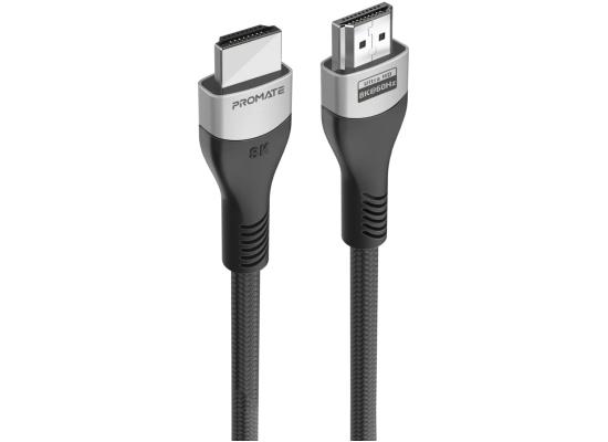 Promate PrimeLink8K-300 HDMI 2.1 Cable, 3m HDMI to HDMI Slim Cable with 48Gbps Bandwidth, 8K@60Hz Resolution, UHD Dynamic HDR eARC Wire for MacBook Pro, PS5, TV, Xbox, Roku, UHD TV, Blu-ray Projector