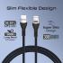 Promate PrimeLink8K-300 HDMI 2.1 Cable, 3m HDMI to HDMI Slim Cable with 48Gbps Bandwidth, 8K@60Hz Resolution, UHD Dynamic HDR eARC Wire for MacBook Pro, PS5, TV, Xbox, Roku, UHD TV, Blu-ray Projector