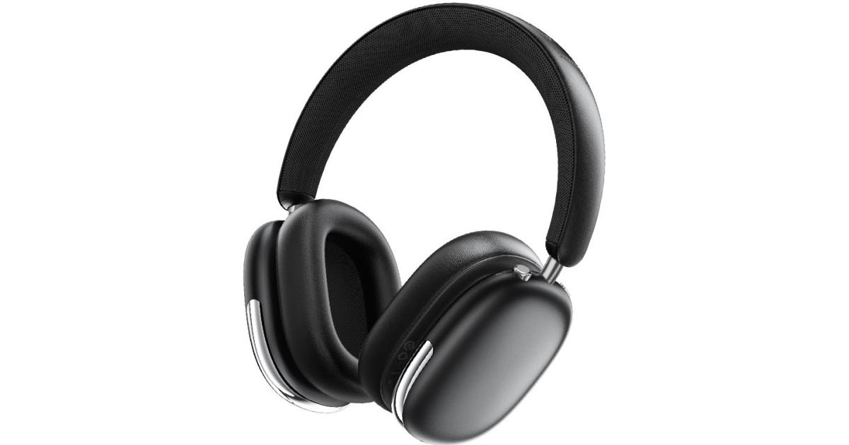 ACEFAST H9 ANC 30dB Hybrid Noise Canceling Wireless Bluetooth 5.4 Headphone 40MM مكبر صوت موسيقى رياضية فوق الأذن سماعات HiFi توفر 55 ساعة من وقت الموسيقى أو 40 ساعة من وقت التحدث - رمادي