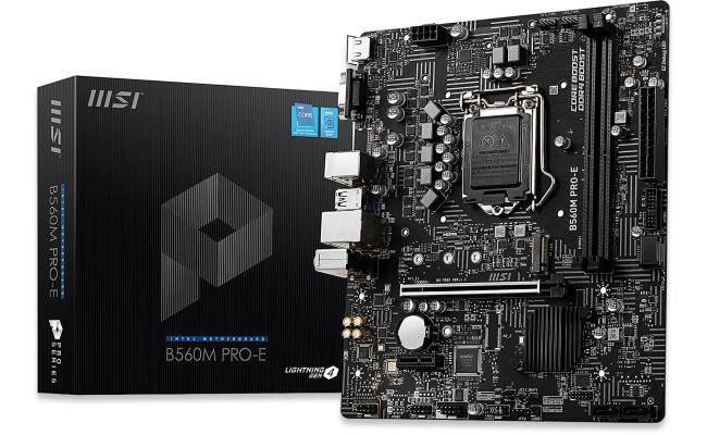 MSI PRO B860M-E mATX - Supports Intel Core Ultra Processors (Series 2), LGA 1851 - Direct 6 Phases, DDR5 Memory Boost (9066+ MT/s OC), PCIe 5.0 x16, M.2 Gen5, 5G LAN