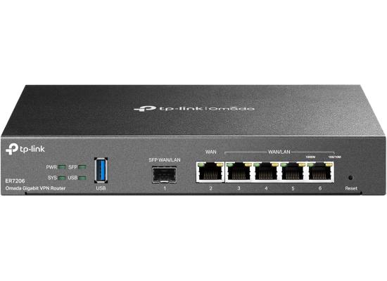 TP-Link ER7206 Multi-WAN Professional Wired Gigabit VPN Router Increased Network Capacity SPI Firewall Omada SDN Integrated Load Balance Lightning Protection