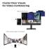 Lenovo ThinkVision T24v-30 24" IPS Full HD 75Hz Conferencing Monitor Adjustable Stand Built In 2MP Webcam & Speakers & Mic w/ HDMI , DP, VGA & USB Hub
