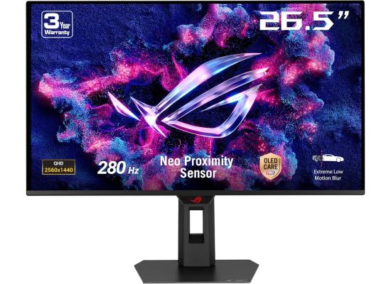 ROG Strix OLED XG27ACDMS 27" 1440p QD-OLED , 280 Hz, 0.03 ms, Custom Heatsink, Neo Proximity Sensor, ASUS OLED Care Pro, Uniform Brightness, G-SYNC® compatible, 99% DCI-P3, and DisplayWidget Center product thumbnail 2