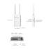 TP-Link ER703WP Outdoor AX3000 WiFi 6 Router, Indoor/Outdoor Gateway, Wifi Booster with SIM Slot, Omada Mesh 4G+ Cat6 WiFi Router, 3 Gigabit Ethernet Ports, Centralized Management, Weatherproof