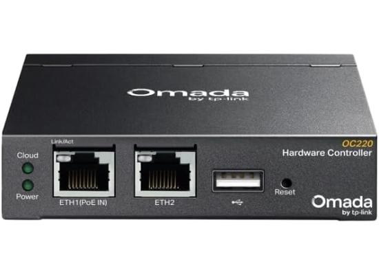 Tp-Link OC220 Omada Hardware Controller, Up to 100 Omada Access Points, Manage up to 130 Devices, Flexible 802.3af PoE, 10 Omada gateways, 2 DeltaStream GPON OLTs, Black