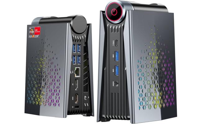 ACEMAGIC S3A Mini PC Gaming Barebone AMD Ryzen 9 7940HSU 8-Cores High Performance Series w/ AMD Radeon 780M Graphic Support up to 8K Display , Black