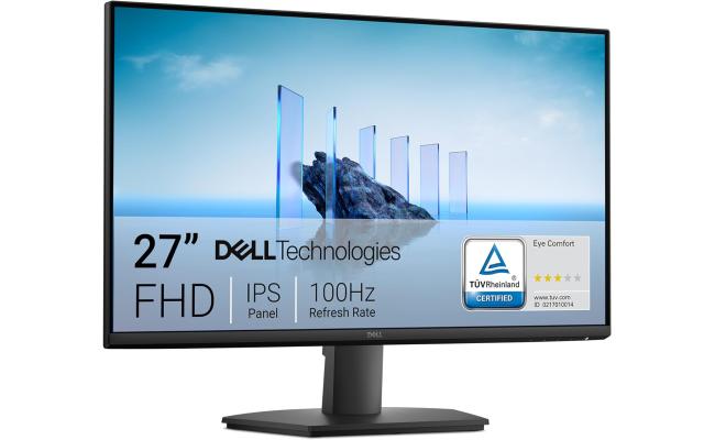 Dell Pro SE2725HM 27" IPS Full HD 100Hz Eye Comfort Technology, Anti-glare, Arsenic-free Glass w/ HDMI & VGA , Black