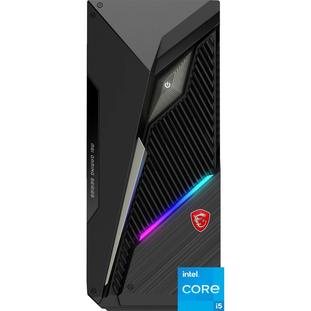 MSI MAG Infinite S3 (2024) 14NUD7 Gaming Desktop 14Gen Intel Core i5 10-Cores w\/ Nvidia RTX 4060 8GB & Advanced Air Cooling - Black