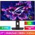 ASUS ROG Strix XG27AQDPG 27” OLED QHD 2K 500Hz 0.03ms HDR500 99% DCI-P3 Custom Heatsink, ASUS OLED Care Pro, AI Assistant G-SYNC Compatible , Black