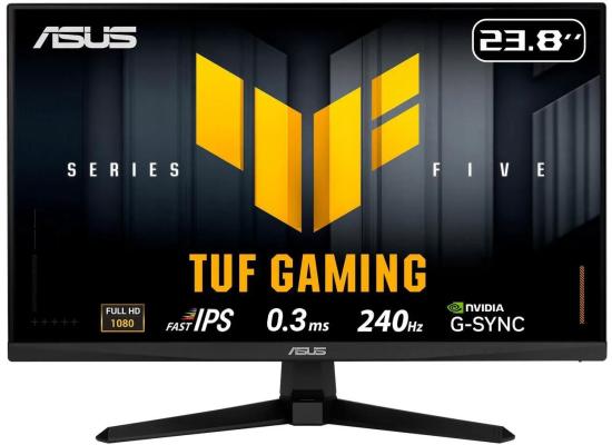 ASUS TUF VG249QM5A Gaming A.I 24" Fast IPS Full HD 240Hz 0.3 ms HDR10 99% sRGB G-Sync Compatible w/ Speakers & 2x HDMI & Display Port , Black product thumbnail 2