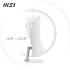 MSI PRO MP341CQW 34" Business & Productivity Curved 1500R 2K UWQHD VA,100Hz Refresh Rate, 1ms , 1.07b Color Support, Built In Speakers , White