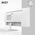 MSI PRO MP341CQW 34" Business & Productivity Curved 1500R 2K UWQHD VA,100Hz Refresh Rate, 1ms , 1.07b Color Support, Built In Speakers , White