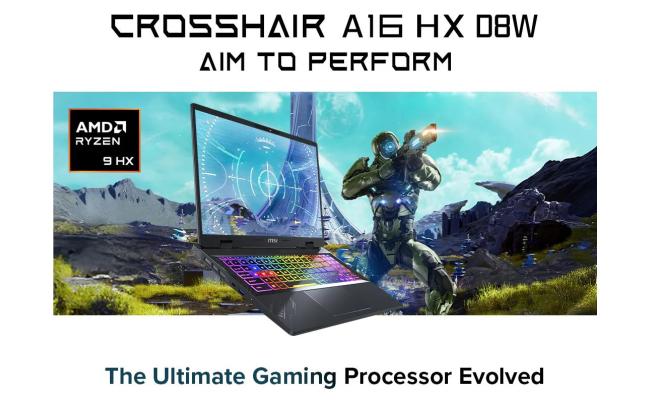 MSI Crosshair A16 HX D8WFKG (2025) NEW 8Gen AMD Ryzen™ 9 8940HX 16-Cores AI-Enabled Experiences w/ Nvidia RTX 5060 8GB DDR7 & 2.5K IPS 240Hz Display - Cosmos Gray