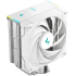 DeepCool AK400 Digital SE 1850 RPM PWM CPU Air Cooler 4 Heatpipes Chip Cooling Heatsink w/ w/ ARGB LED Strip & Digital Screen Displays , White