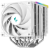 DeepCool AK620 Digital SE CPU Air Cooler Mighty 260w TDP 6 Copper Heat Pipes Dual-Tower CPU Cooler w/ ARGB LED Strip & Digital Screen Displays , White