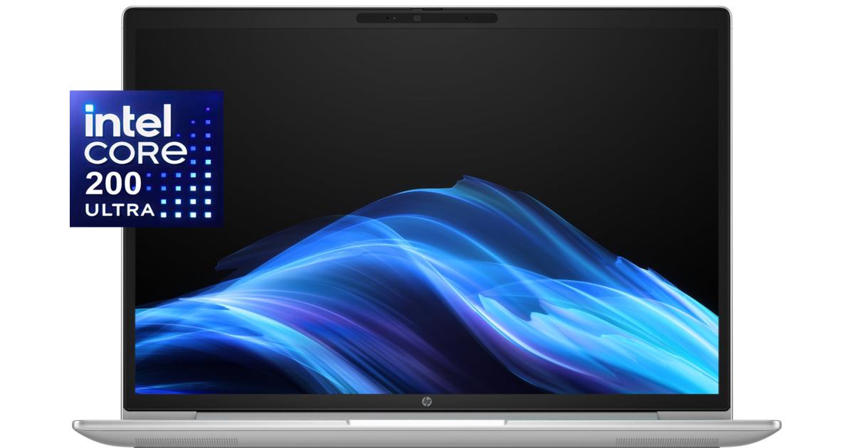 HP ProBook 4 G1i مقاس 16 بوصة (2025) Intel® Ultra 7 Gen II 255U 12-Cores معزز بالذكاء الاصطناعي، قوي للأعمال التجارية الآمنة ومحمي بواسطة HP Wolf Security - فضي