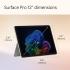 Microsoft Surface Pro 12 (2025) Copilot+ PC Snapdragon X Plus 8-Cores AI-Accelerated 2-in-1 Touch (512GB/16GB) w/ IPS 2.2K 90Hz Display , Platinum
