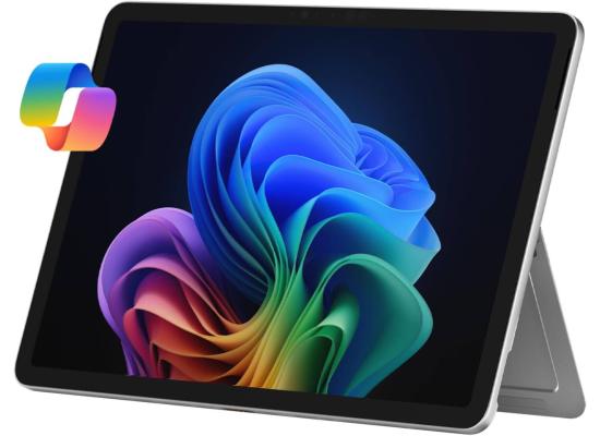 Microsoft Surface Pro 12 (2025) Copilot+ PC Snapdragon X Plus 8-Cores AI-Accelerated 2-in-1 Touch (512GB/16GB) w/ IPS 2.2K 90Hz Display , Platinum