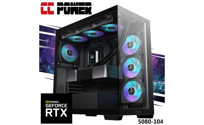 CC Power 5080-104 Gaming PC 14Gen Intel Core i7 K-Series 20-Cores w/ Nvidia RTX 5080 16GB DDR7 & Liquid Cooler