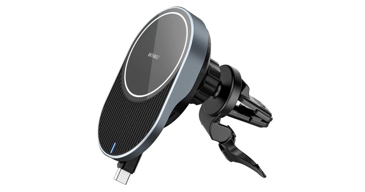 حامل هاتف للسيارة WiWU CH-315 Lacey Magsafe Wireless Charging 15W, 1.67A