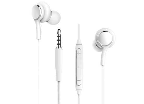 WIWU EB310 3.5mm Audio Jack in-ear stereo Wired Earphone - White product thumbnail 2