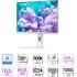 GIGABYTE M27QA ICE IPS 27" 2K QHD 180Hz HDR 400 Gaming Monitor 1ms AMD FreeSync - Type C KVM - HDMI, DP, Type C - Height Adjustable - White