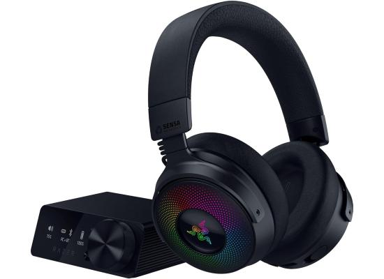 Razer Kraken V4 Pro Wireless Gaming Headset: OLED Control Hub - HD Haptics - 2.4GHz Wireless - Bluetooth - USB - 3.5 mm - Super Wideband Mic - For PC, Mac, PS5, Nintendo Switch, Steam Deck, Smartphone product thumbnail 2