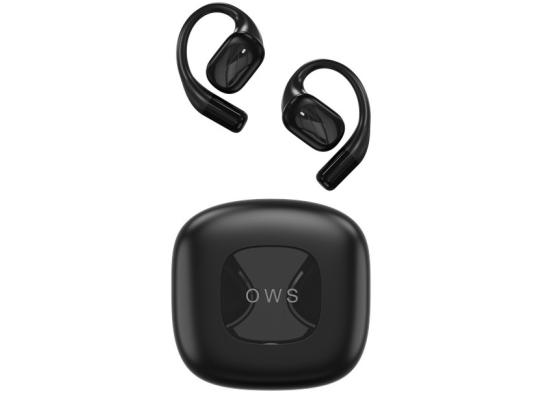 WiWU O100 Openbuds True Wireless Bluetooth Earphone Noise-Cancelling Up to 30 hours - Black product thumbnail 2