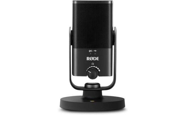 RODE NT-USB Mini Versatile Studio-quality Condenser USB Microphone with Free Software for Podcasting, Streaming, Gaming, Music Production, Vocal and Instrument Recording,Black