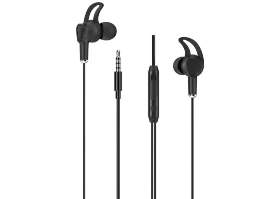 WiWU EB309 3.5mm Wired Earphone - High Quality Sound, HD Call, Comfortable to Wear 1.1m - Black product thumbnail 2