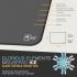 Glorious Elements Mousepad - XL Mouse Pad - Glass Infused Flexible Cloth Computer Desk Pad for Speed Gaming 430X380X4MM (ICE)