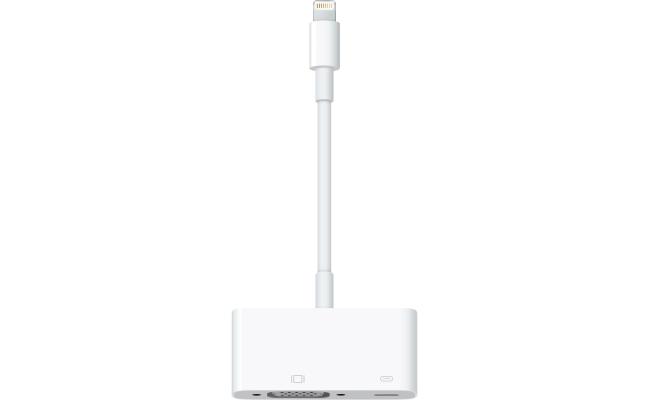 Apple Lightning to VGA Adapter, White