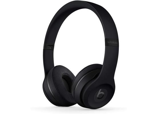 Beats Solo³ Wireless Over-Ear Apple W1 Chip Class 1 Bluetooth and 3.5mm Audio Port for a wired connection up to 40 hours of battery life Built-in Microphone , Black