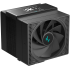 DeepCool Assassin IV VC VISION Flagship Air Cooler Digital Display 7 Heat Pipes Dual-Tower 1800RPM 140/120mm FDB Fans PWM 100% 300w TDP For Intel & AMD , Black