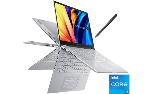 ASUS Vivobook S 14 Flip TP3402VA (2023) Intel 13Gen Intel Core i5 10-Cores 2-in-1 Touch Display - Cool Silver