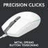 Logitech G203 Wired Gaming Mouse, 8,000 DPI, Rainbow Optical Effect LIGHTSYNC RGB, 6 Programmable Buttons, On-Board Memory, Screen Mapping, PC/Mac Computer and Laptop Compatible - White