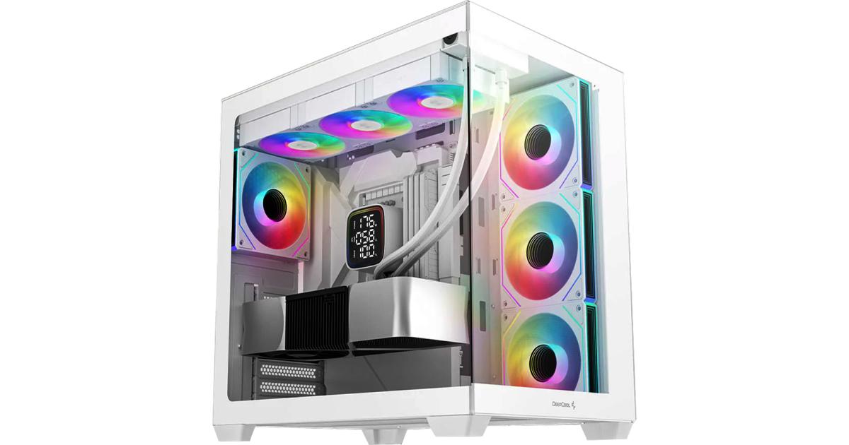 DeepCool CG530 4F Panoramic ATX Mid-Tower Case 4x Pre Installed