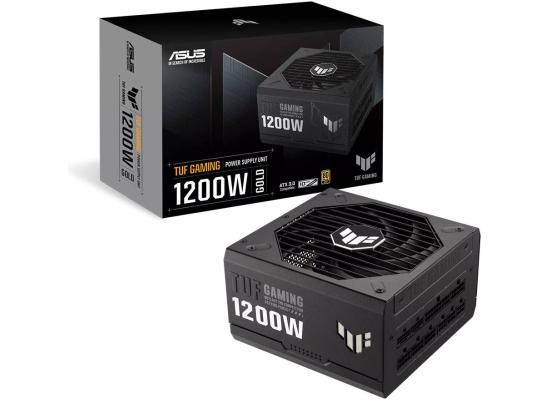 ASUS TUF Gaming 1200W Fully Modular Power Supply, 80 Plus Gold Certification, ATX12V, 135mm Axial Tech Fan Design, Protective PCB Coating, ATX 3.0 Compatible, Black product thumbnail 2