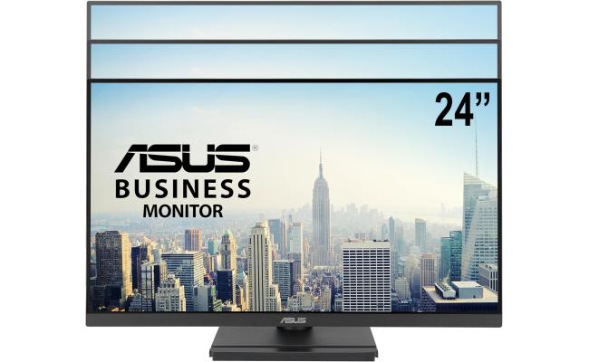 ASUS VA24DQFS Business 24” IPS FUll HD 100Hz, 1ms, Adaptive Sync,Low Blue Light, Flicker Free w/ HDMI, DisplayPort & VGA , USB Hub & Speakers & Adjustable Stand