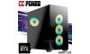 CC Power 5060TI-105 Gaming PC NEW 8Gen AMD Ryzen 5 7500F 6-Cores w/ Nvidia RTX 5060 TI 16GB DDR7 & DDR5 Memory & Advanced Air Cooler