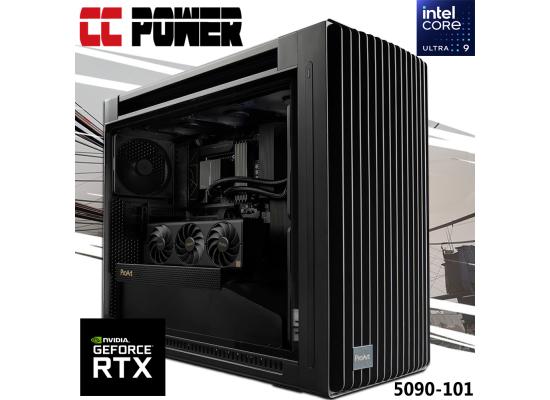 Powered By Asus 5090-101 Gaming PC NEW Intel Core Ultra 9 K-Series 24-Cores w/ NEW Nvidia RTX 5090 32GB & Liquid Cooler