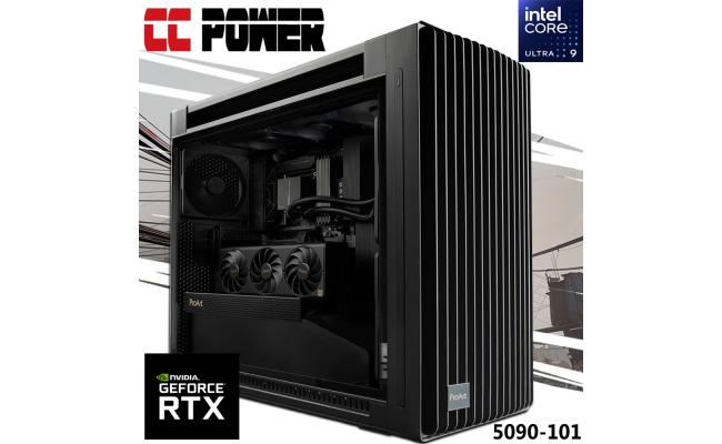 Powered By Asus 5090-101 Gaming PC NEW Intel Core Ultra 9 K-Series 24-Cores w/ NEW Nvidia RTX 5090 32GB & Liquid Cooler