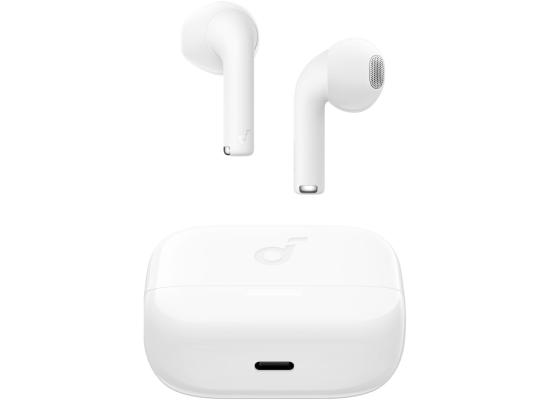 Anker Soundcore K20i, Semi-in-Ear Earbuds, Bluetooth Wireless, 36H Playtime, Fast Charge, Clear Sound, Comfortable Fit, ENC 2-Mic Clear Calls, Custom EQ, IPX5, Bluetooth 5.3, App Control - White product thumbnail 2