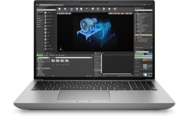 HP ZBook Fury 16 G10 (2023) Mobile Workstation Wolf Pro Security Edition 13Gen Intel Core i9 13950HX 24-Cores w/ NVIDIA NVIDIA RTX™ 3500 Ada Generation 12GB Graphic Card