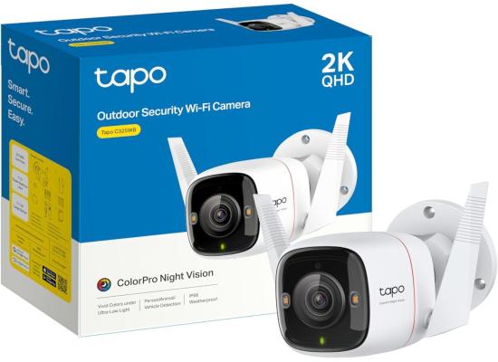 TP-Link Tapo ColorPro C325WB 2K QHD Security Camera Outdoor Wireless Daylight Clarity at Night Person/Pet/Vehicle Detection Cloud/SD Card Storage, Local/Cloud Storage | 127° FOV | Built-in Siren product thumbnail 2