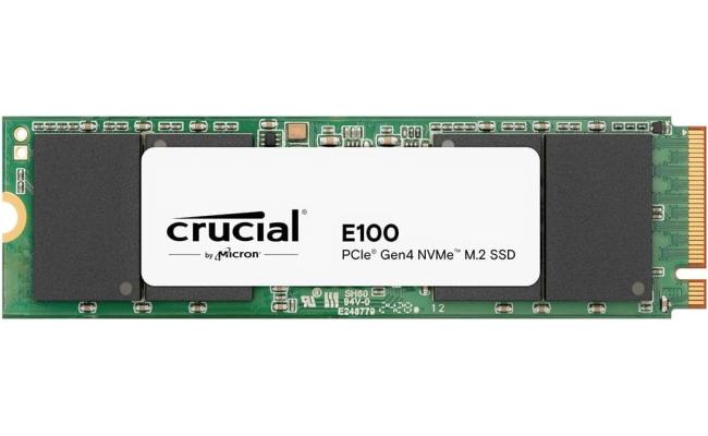 Crucial E100 1TB M.2 2280 NVMe PCIe Gen 4x4 Internal SSD Up to 5000 MB/s